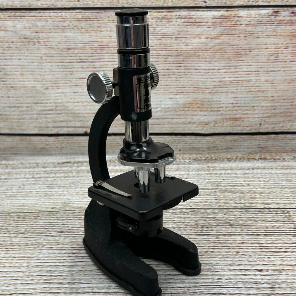 Edu-Toys Student‎ Microscope 100X-900X Zoom Black Silver STEM Education Toy